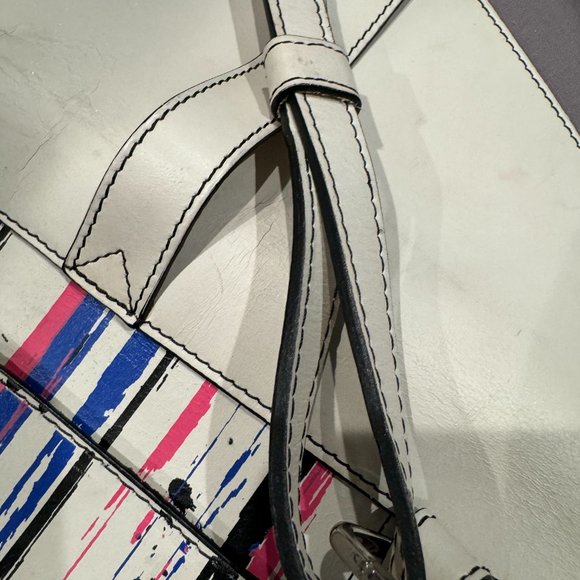 IIIBECA by JOY GRYSON CROSSBODY - WHITE PATTERN BLUE/PINK SILM LEATHER (2014) - Picture 9 of 9